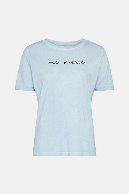 Oasis Oui Merci Oil Wash T-shirt 5