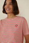 Oasis Cotton Strawberry Stripe T-shirt thumbnail 2