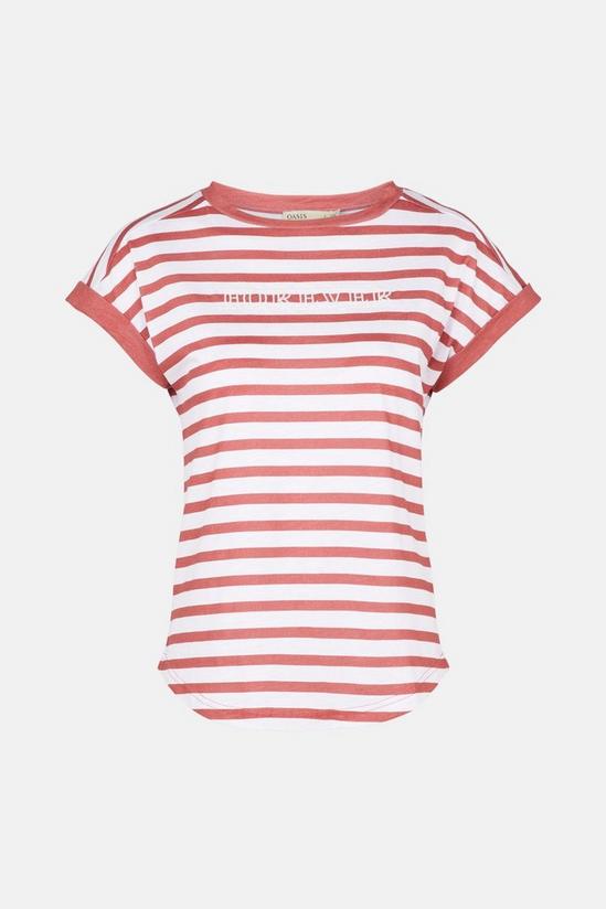 Oasis Cotton Forever Stripe T-shirt 5
