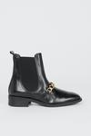 Oasis Leather Chain Chelsea Boot thumbnail 1