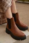 Oasis Leather Extreme Chunky Chelsea Boot thumbnail 1