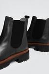 Oasis Leather Trim Detail Chunky Chelsea Boot thumbnail 3