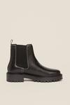 Oasis Leather Stitched Chelsea Boots thumbnail 1