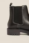 Oasis Leather Stitched Chelsea Boots thumbnail 3