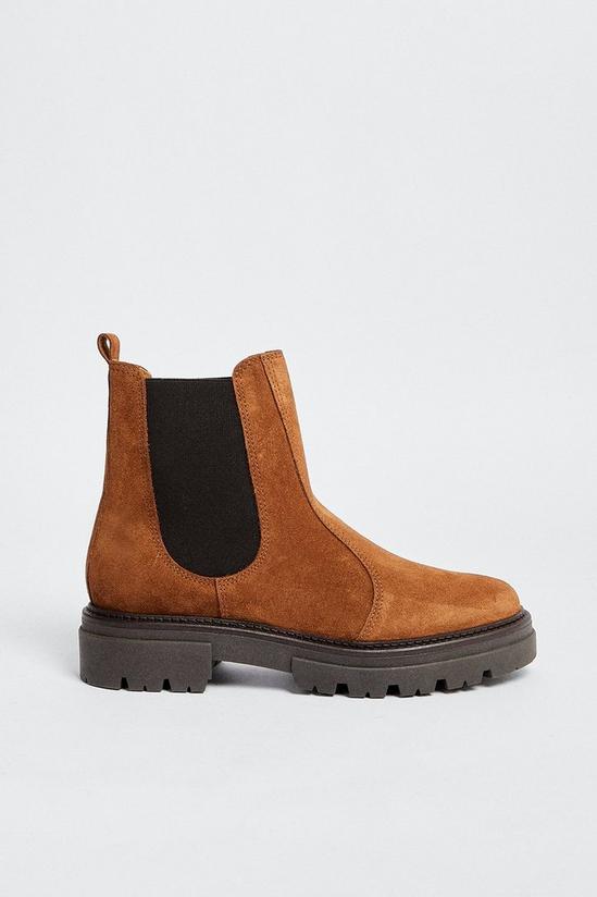 Oasis Suede Chunky Chelsea Boot 1