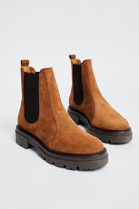 Oasis Suede Chunky Chelsea Boot 2
