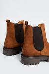 Oasis Suede Chunky Chelsea Boot thumbnail 3