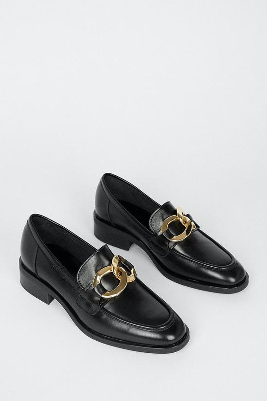 Oasis Leather Chain Loafer 2
