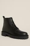Oasis Leather Lace Up Ankle Boots thumbnail 2
