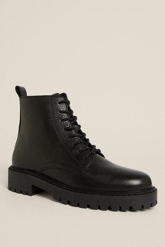 Oasis Leather Lace Up Ankle Boots 2