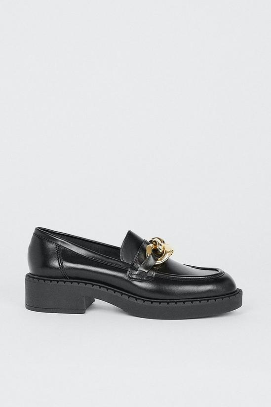 Oasis Leather Chunky Chain Loafer 2