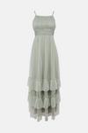 Oasis Strappy Mesh Tiered Maxi Dress thumbnail 5