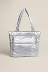 Oasis Quilted Nylon Zip Detail Tote Bag thumbnail 1