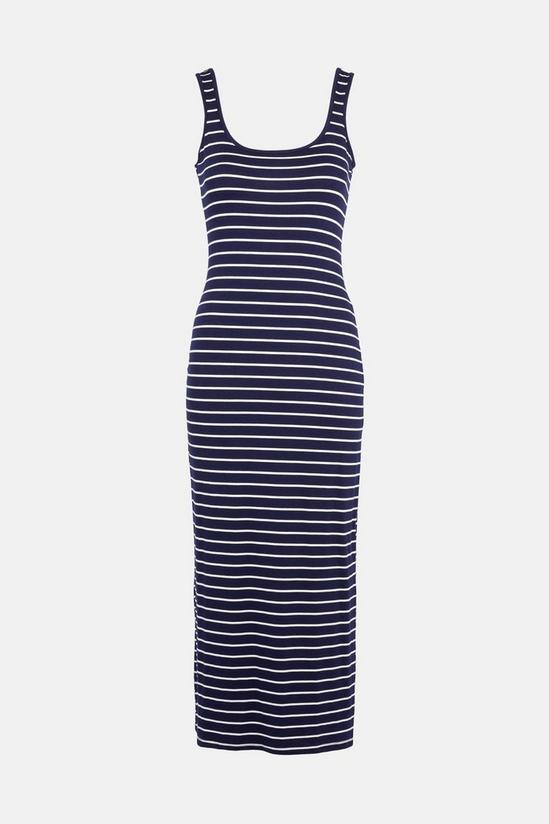 Oasis Petite Stripe Scoop Neck Maxi Dress 5