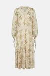 Oasis RHS Lace Trim Floral V Neck Maxi Dress thumbnail 4