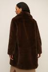 Oasis Petite Collared Faux Fur Long Coat thumbnail 3
