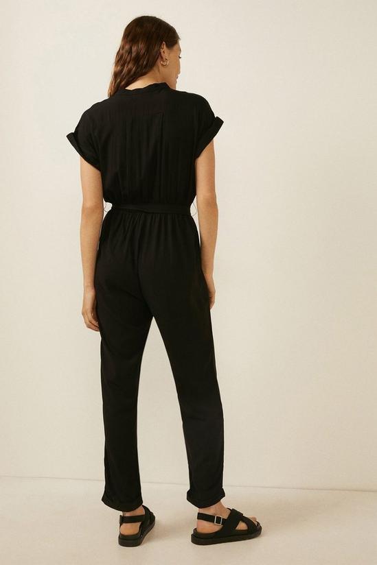 Oasis Button Front Turn Back Cuff Jumpsuit 3