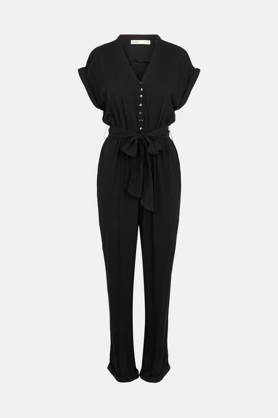 Oasis Button Front Turn Back Cuff Jumpsuit 5