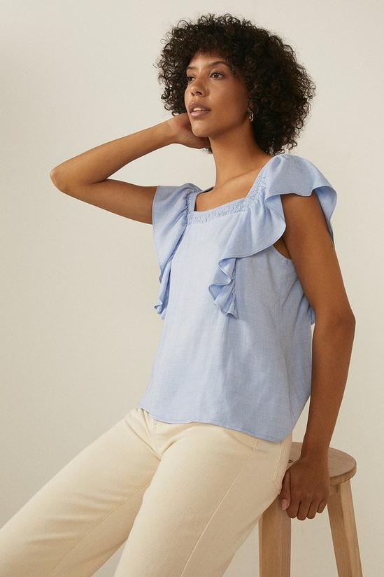 Oasis Frill Square Neck Cami Top 1