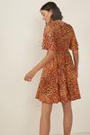 Oasis Reena Shirred Bodice Angel Sleeve Mini Dress thumbnail 3