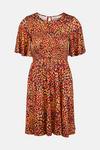 Oasis Reena Shirred Bodice Angel Sleeve Mini Dress thumbnail 5