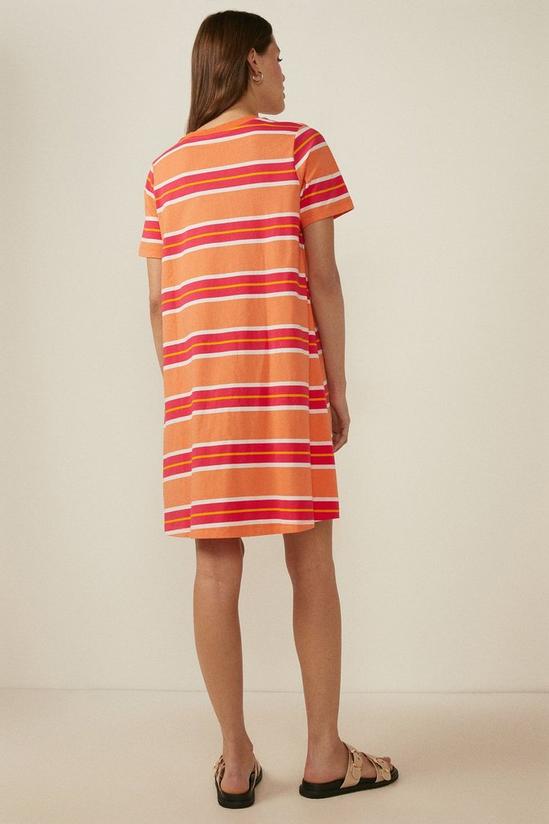Oasis Stripe Trapeze T-shirt Dress 3