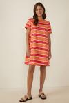 Oasis Stripe Trapeze T-shirt Dress thumbnail 4
