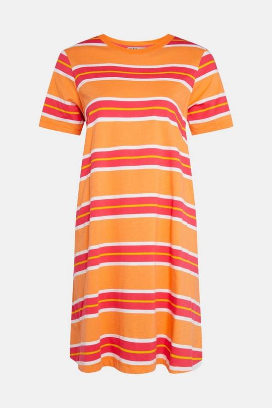 Oasis Stripe Trapeze T-shirt Dress 5