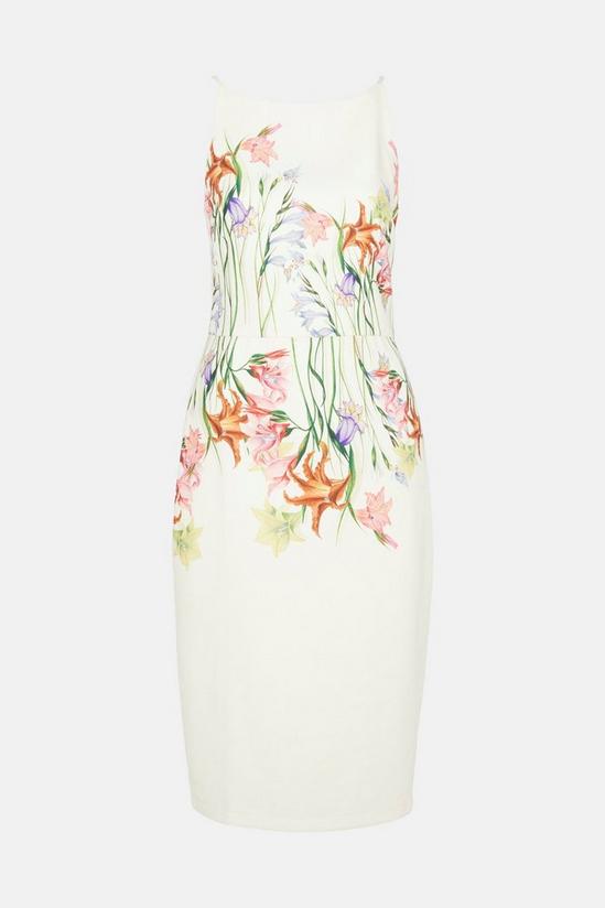 Oasis RHS Floral Printed Midi Tailored Dress 5