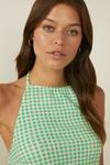 Oasis Gingham Halter Neck Top Co-ord thumbnail 2