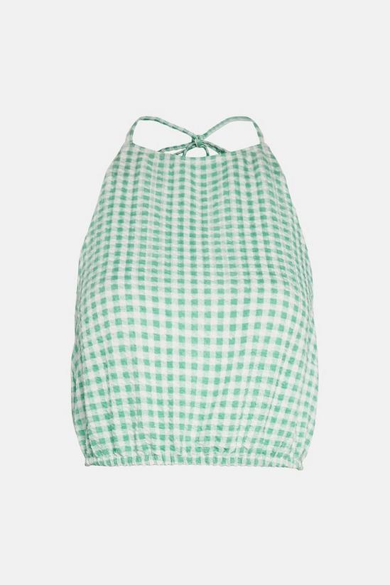 Oasis Gingham Halter Neck Top Co-ord 5