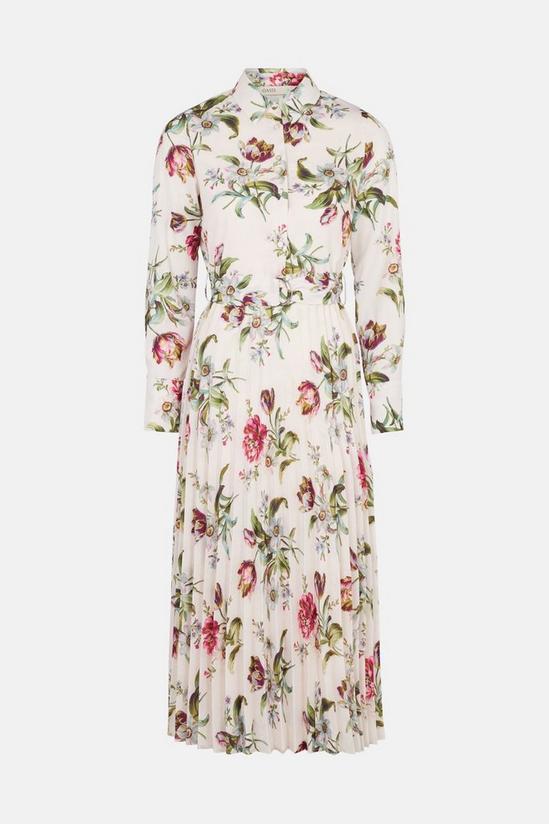 Oasis Soft Floral Belted Shirt Dress 5