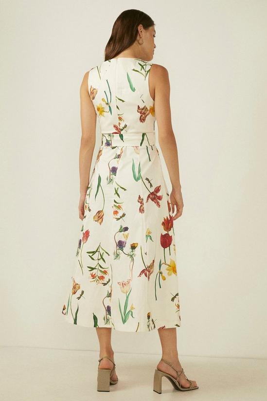 Oasis RHS Tulip Print Midi Dress 3
