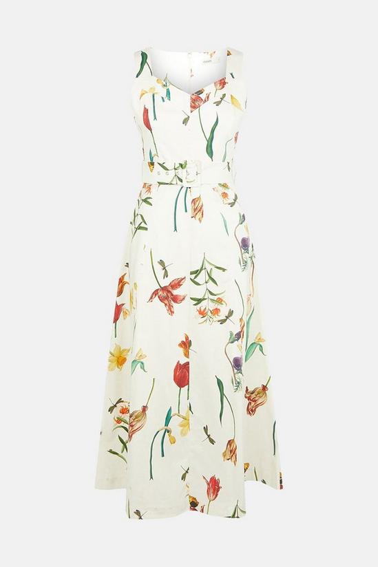 Oasis RHS Tulip Print Midi Dress 5