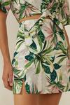 Oasis Tropical Palm Print Mini Aline Skirt thumbnail 3