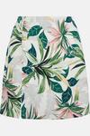 Oasis Tropical Palm Print Mini Aline Skirt thumbnail 5