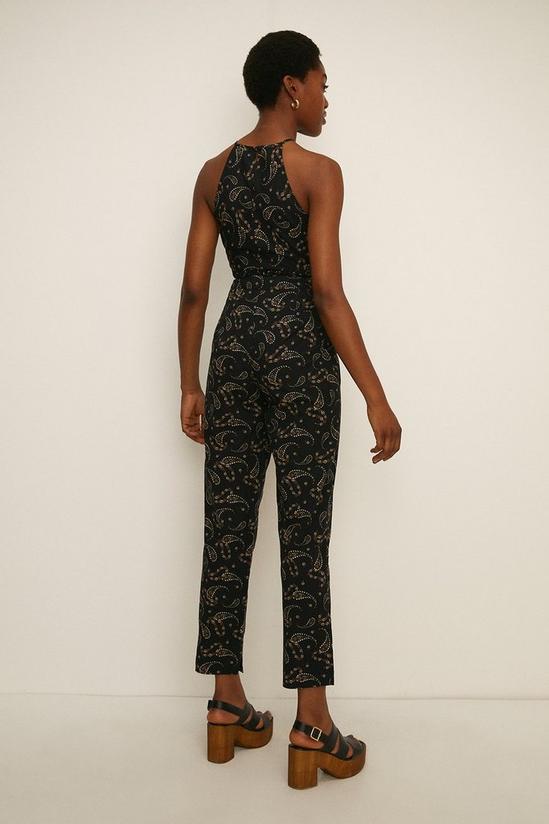 Oasis Printed Straight Leg Trousers 4