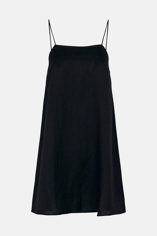 Oasis Linen Mini Slip Dress 5