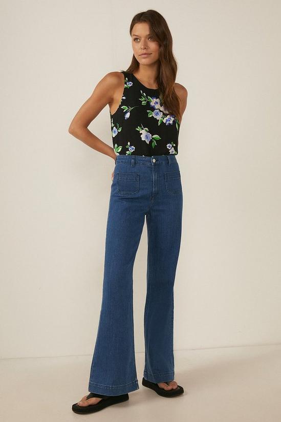 Oasis Floral Printed Shell Top 1