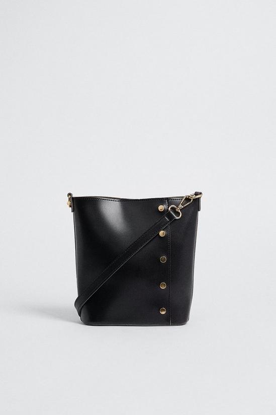 Oasis Twist Detail Handle Studded Tote Bag 1