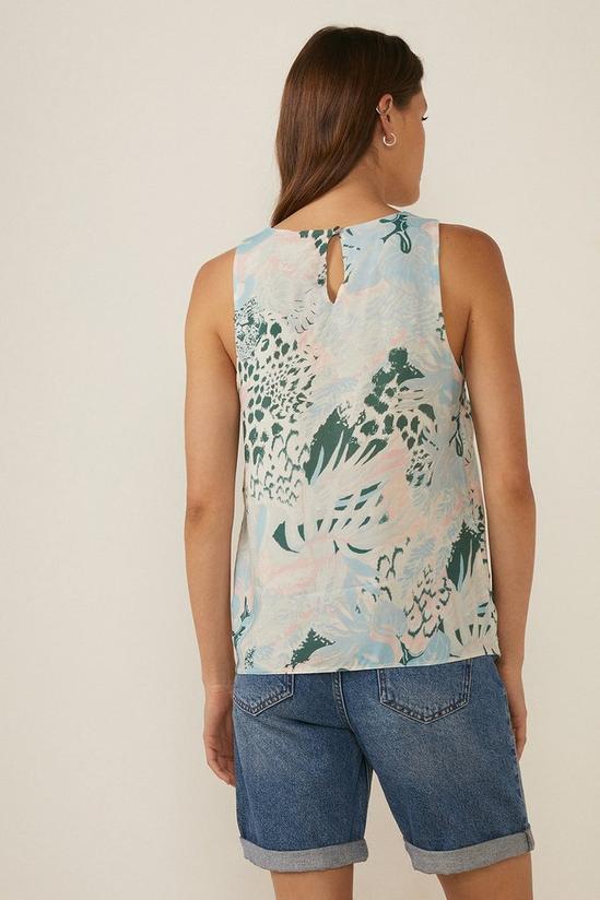 Oasis Tiger Palm Printed Shell Top 3