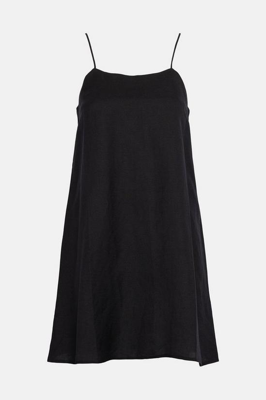 Oasis Petite Linen Mini Slip Dress 5