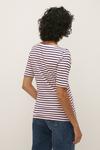 Oasis Cotton Stripe Slash Neck T-shirt thumbnail 3