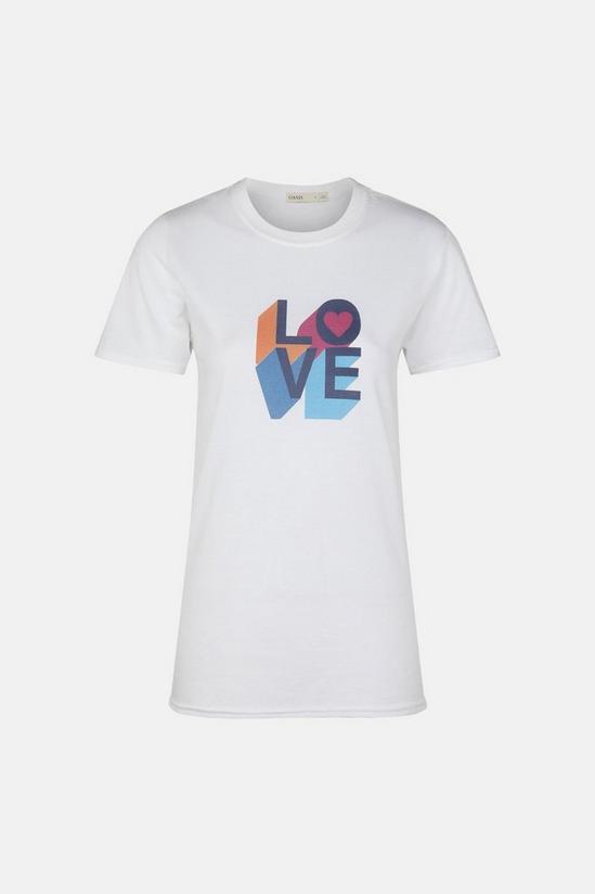 Oasis Love Print T-shirt 5