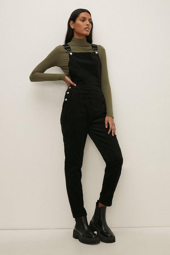 Oasis Scallop Cord Dungaree 2