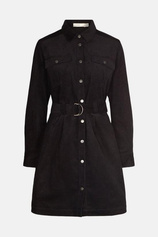 Oasis Belted Shirt Cord Dress 4