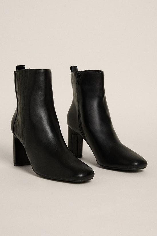 Oasis Heeled Pull On Ankle Boot 2