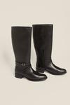 Oasis Leather Buckle Riding Boot thumbnail 2