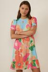 Oasis Philly Floral Tiered Smock Dress thumbnail 4