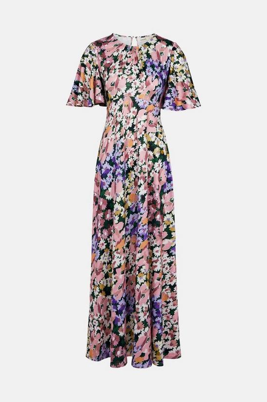 Oasis Floral Angel Sleeve Midaxi Dress 5